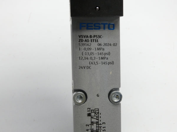 FESTO VSVA-P53C-ZD-A1-1T1L 539162 43.5-145PSI 24VDC NSMP