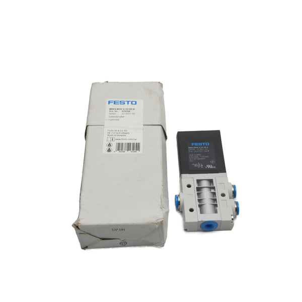 FESTO MHE4-M1H-3/2O-QS-8 525210 24VDC 116PSI NSMP