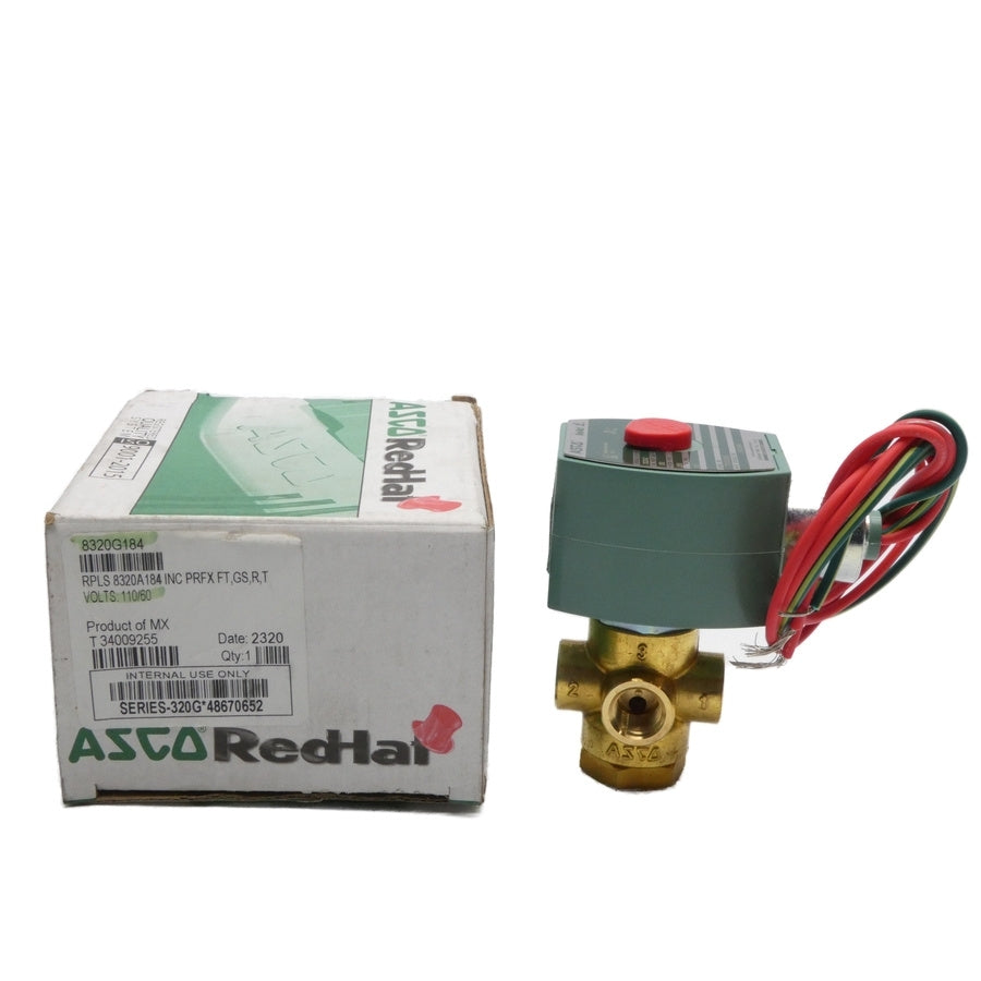 ASCO 8320G184 110V 150PSI 1/4" NSMP