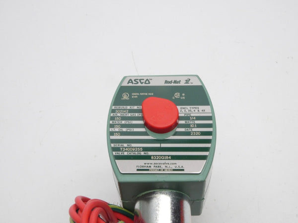 ASCO 8320G184 110V 150PSI 1/4" NSMP