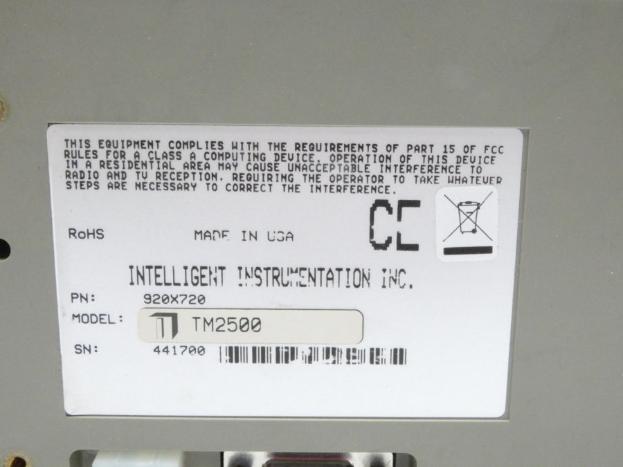 INTELLIGENT INSTRUMENTATION TM2500 NSMP