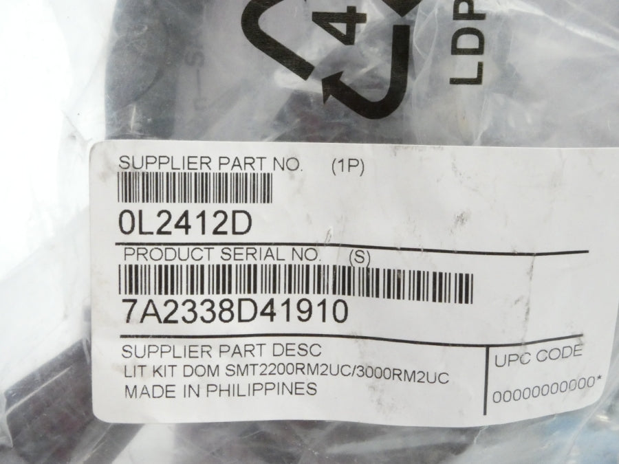 SUPPLIER PART 0L2412D NSMP
