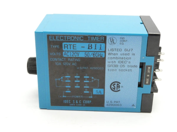 IDEC RTE-BI1 120VAC 10A NSMP