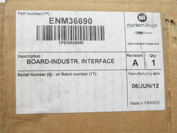 MARKEM-IMAJE ENM36690 REV. A NSMP