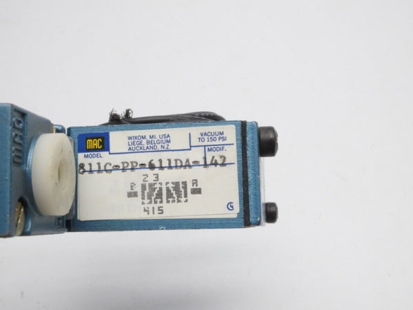 MAC 811C-PP-611DA-142 24VDC 150PSI UNMP