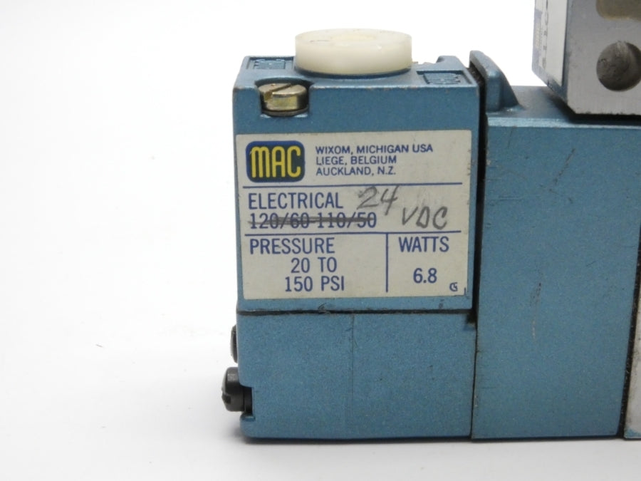 MAC 811C-PP-611DA-142 24VDC 150PSI UNMP