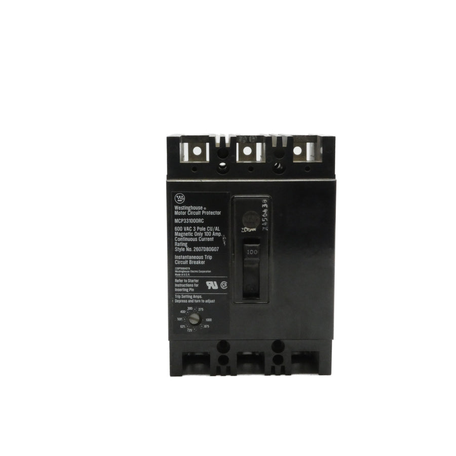 WESTINGHOUSE MCP331000RC 600VAC 100A UNMP