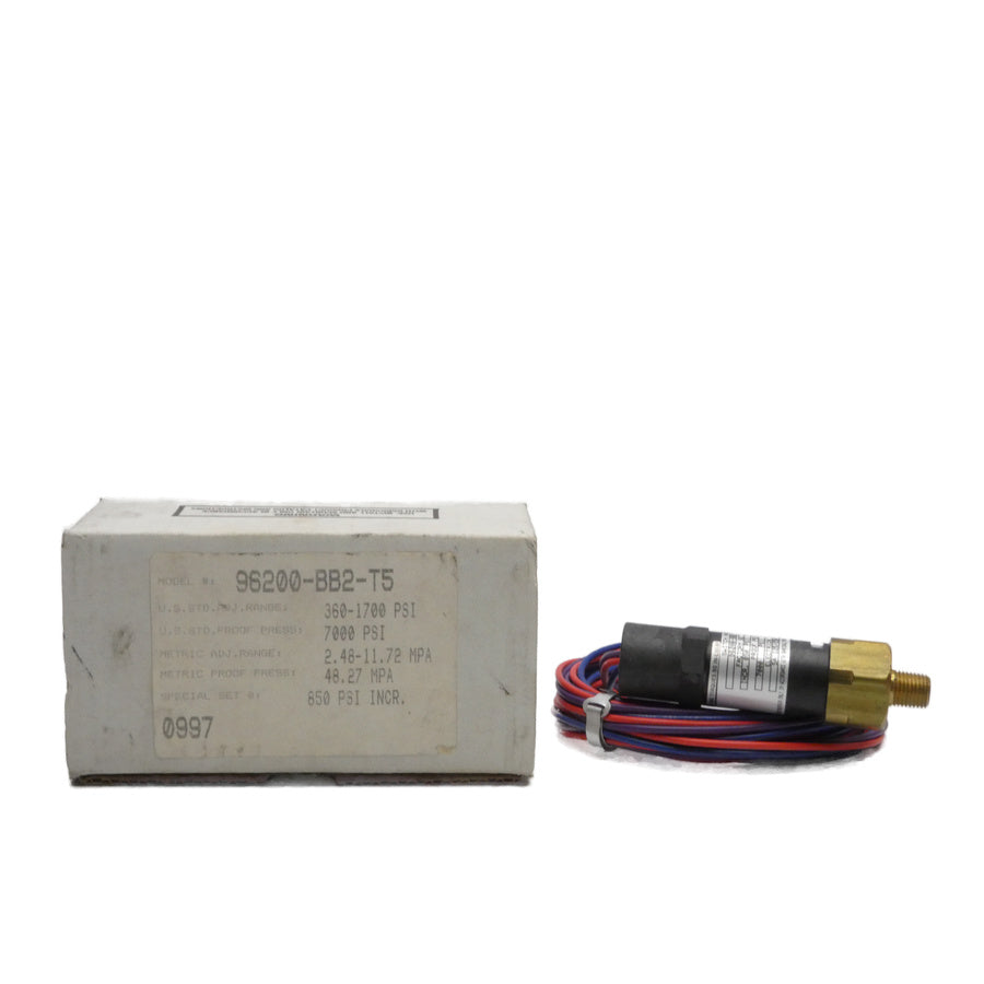 BARKSDALE 96200-BB2-T5 125/250VAC 5A 360-1700PSI NSMP