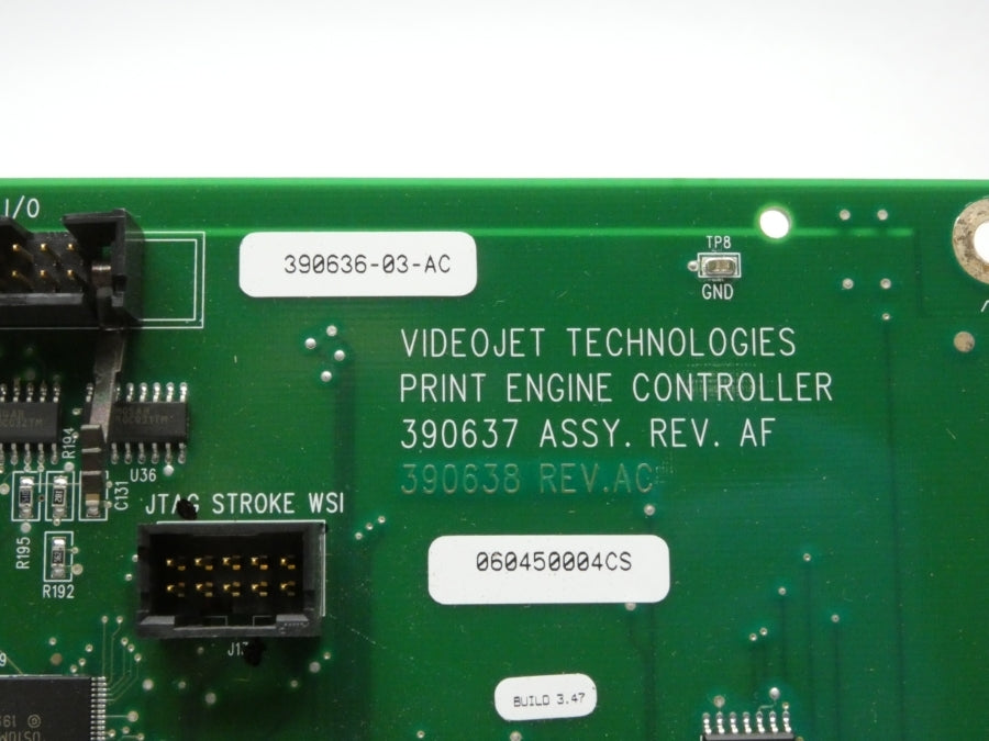 VIDEOJET TECHNOLOGIES 390637 REV. AF UNMP