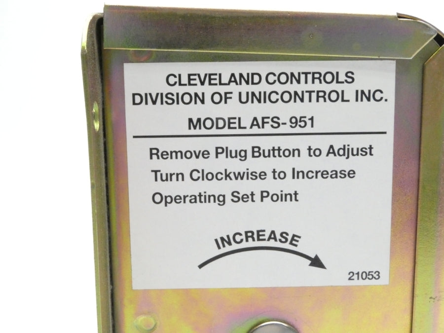 CLEVELAND CONTROLS AFS-951 (AS IS) UNMP