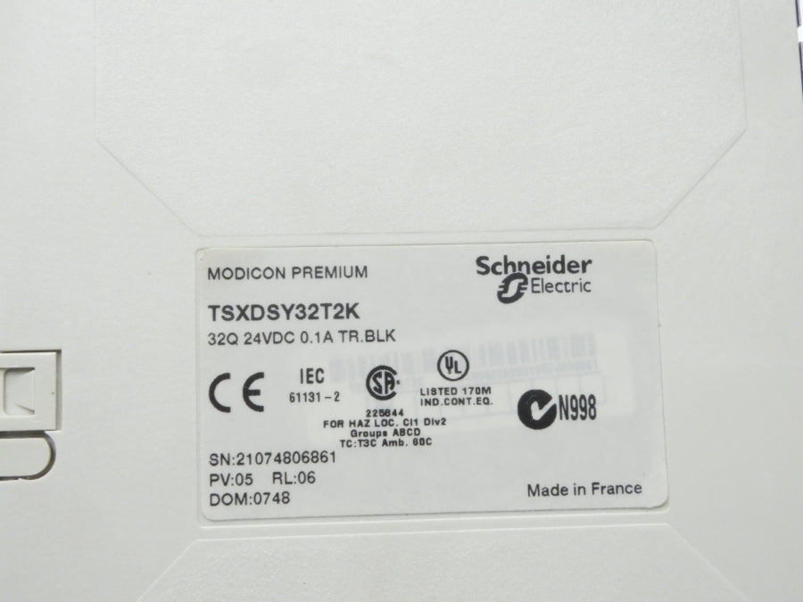 SCHNEIDER ELECTRIC TSXDSY32T2K 24VDC 0.1A NSMP