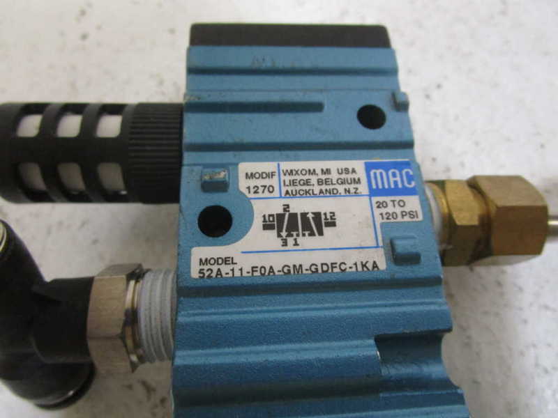 MAC VALVE 52A-11-F0A-GM-GDFC-1KA UNMP