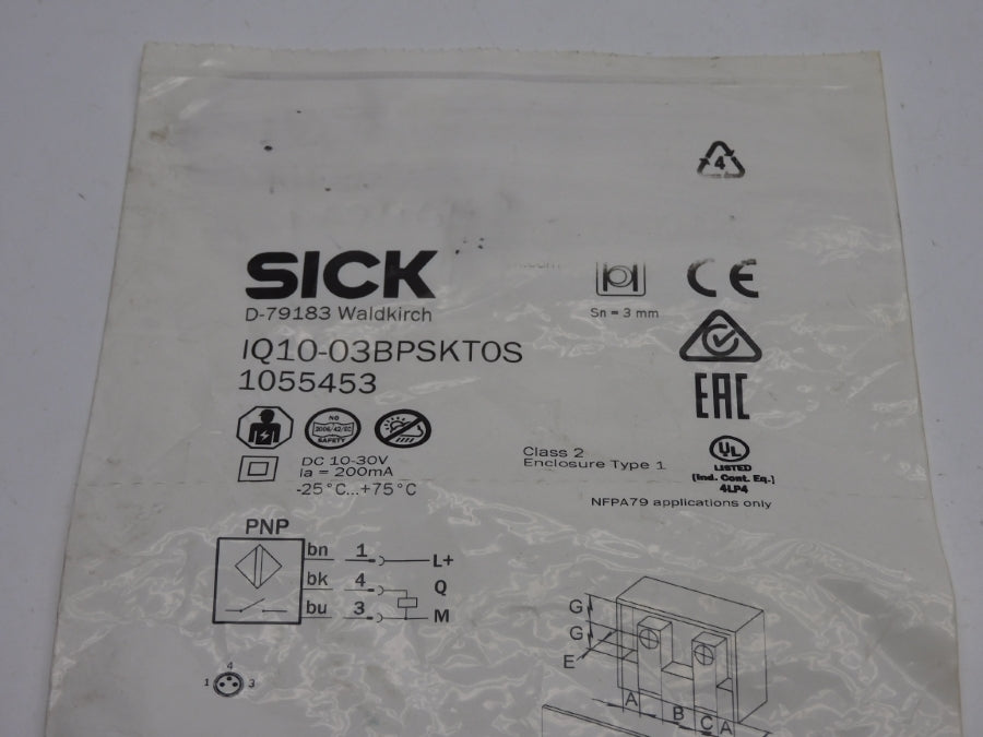 SICK IQ10-03BPSKT0S 1055453 10-30VDC NSMP