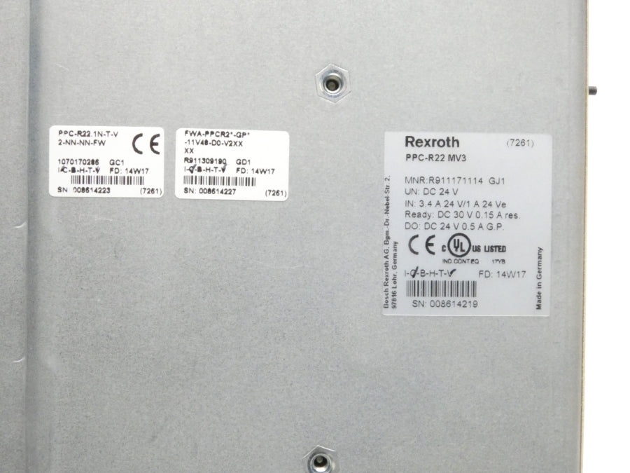REXROTH PPC-R22MV3 R911171114 24VDC 3.4A NSNP