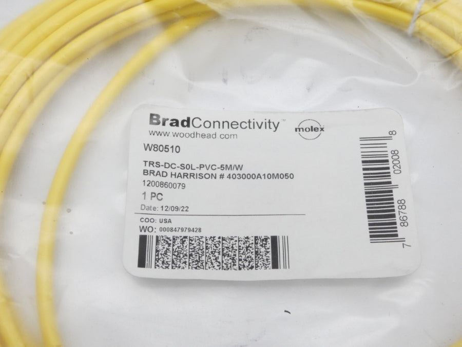 DANIEL WOODHEAD 403000A10M050 W80510 60VAC/75VDC 4A NSMP