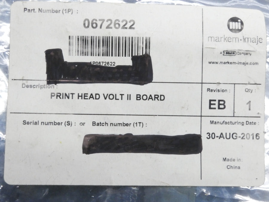 MARKEM IMAJE 0672622 REV. EB NSNP