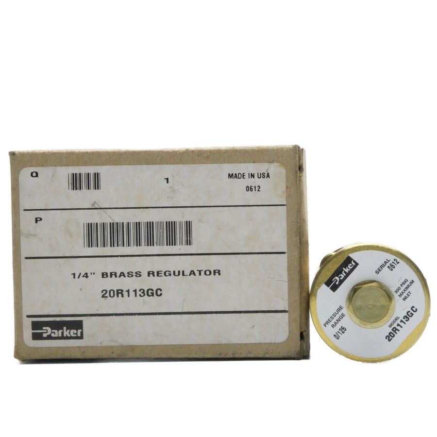 PARKER 20R113GC 0-125PSI 1/4" NSMP