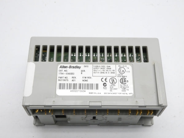 ALLEN BRADLEY 1794-IE4X0E2 SER. B REV. A01 24VDC NSNP