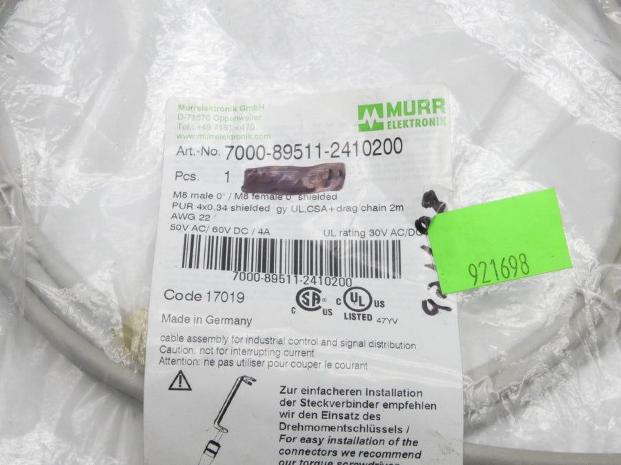 MURR ELEKTRONIK 7000-89511-2410200 60VDC 4A NSMP