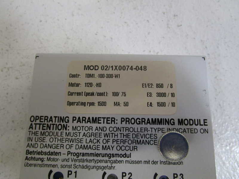 INDRAMAT MODULE 02/1X0074-048  UNMP