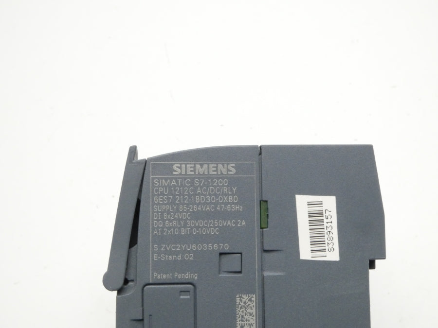 SIEMENS 6ES7212-1BD30-0XB0 85-264VAC 2A NSNP