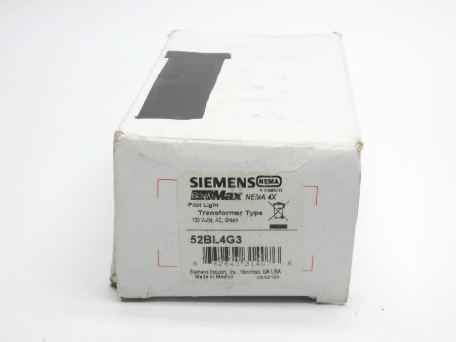 SIEMENS 52BL4G3 120V NSMP