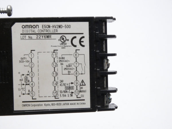 OMRON E5CN-HV2MD-500 24VAC/DC 3A NSMP