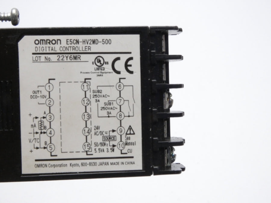 OMRON E5CN-HV2MD-500 24VAC/DC 3A NSMP