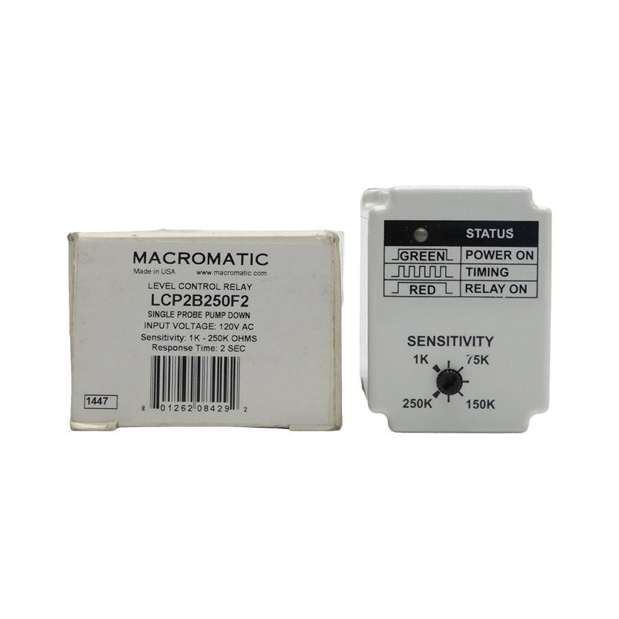MACROMATIC LCP2B250F2 120VAC 10A 2S NSMP