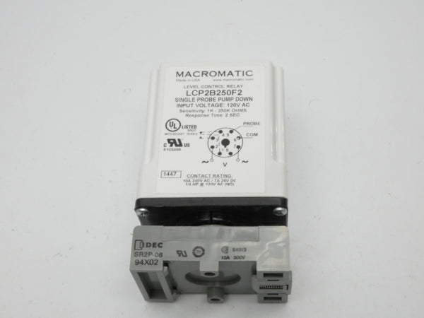 MACROMATIC LCP2B250F2 120VAC 10A 2S NSMP