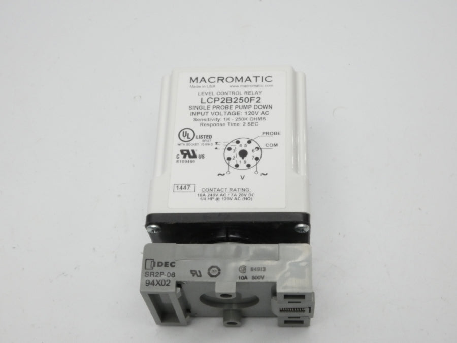MACROMATIC LCP2B250F2 120VAC 10A 2S NSMP
