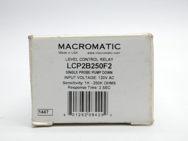 MACROMATIC LCP2B250F2 120VAC 10A 2S NSMP