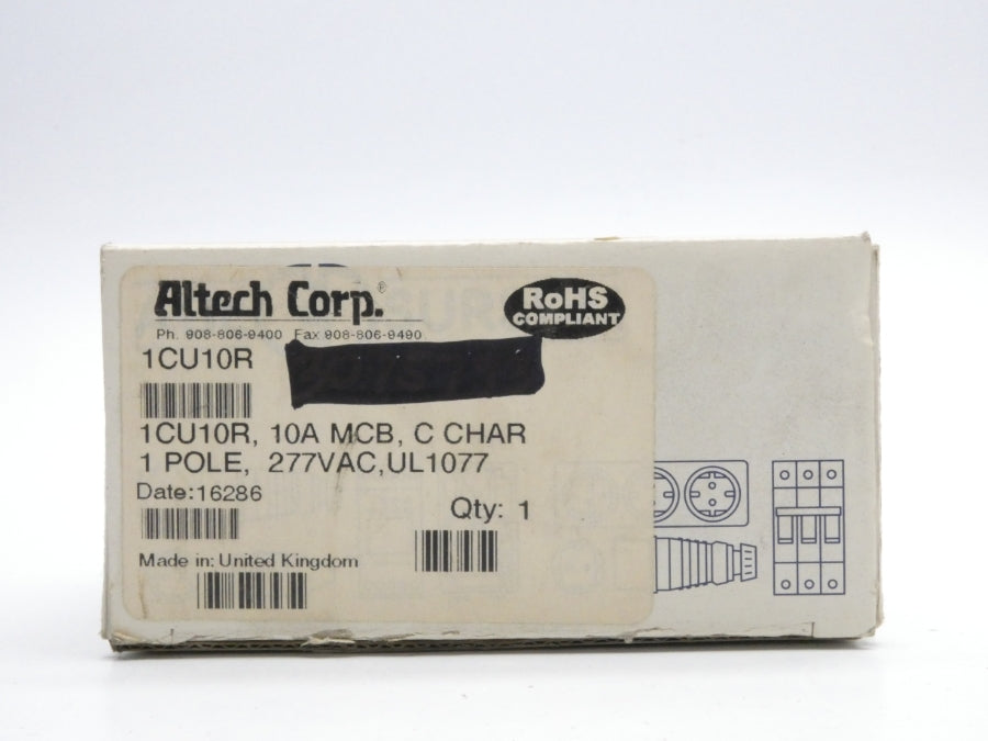 ALTECH CORP. 1CU10R 277V 10A NSMP
