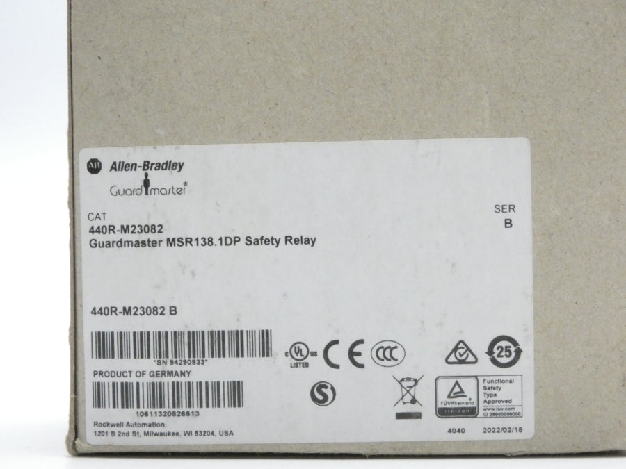 ALLEN BRADLEY 440R-M23082 SER. B 115VAC 6A NSMP