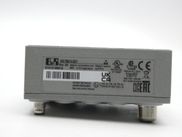 B&R AUTOMATION X67BC5321 REV. K0 24VDC NSMP