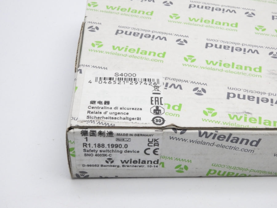 WIELAND R1.188.1990.0 24V 12A NSMP