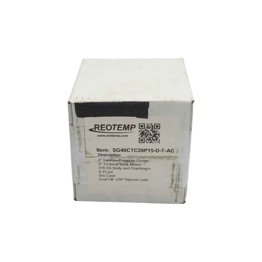REOTEMP SG40CTC20P15-D-T-AG 0-15PSI NSFS