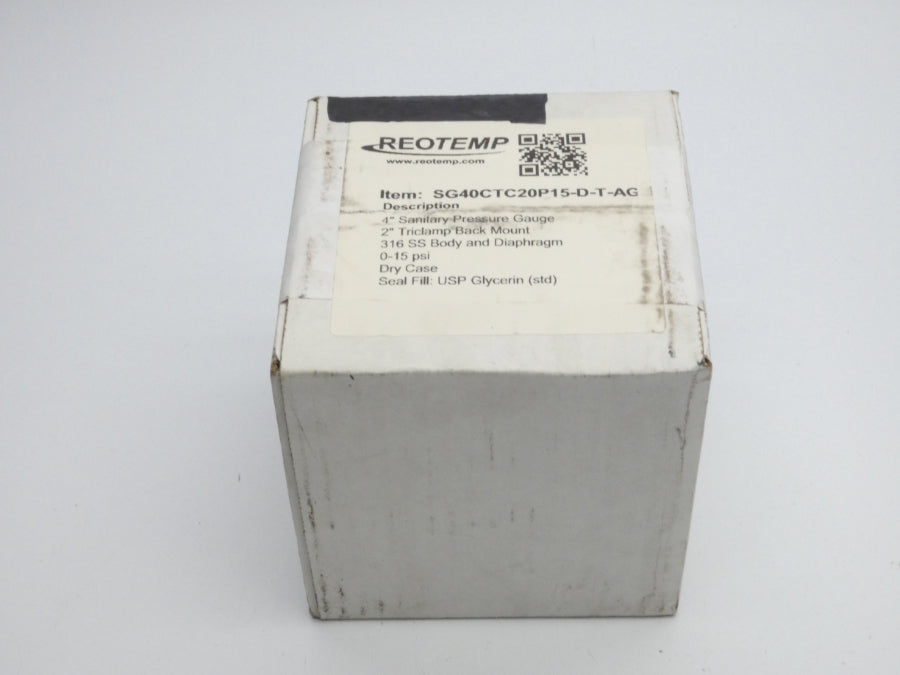 REOTEMP SG40CTC20P15-D-T-AG 0-15PSI NSFS