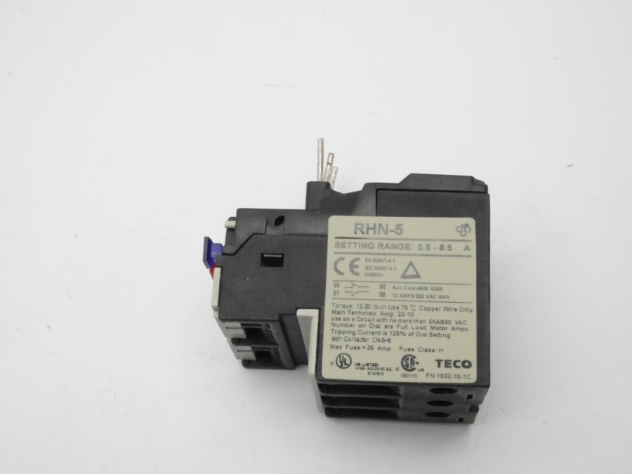TECO ELECTRONIC RHN-5A 690V 5.5-8.5A NSMP