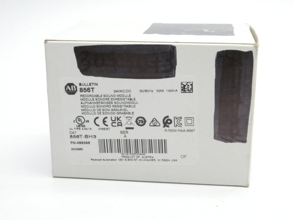 INDUSTRIAL SPARE PART 856T-BH3 SER. A 24V (WH) NSMP