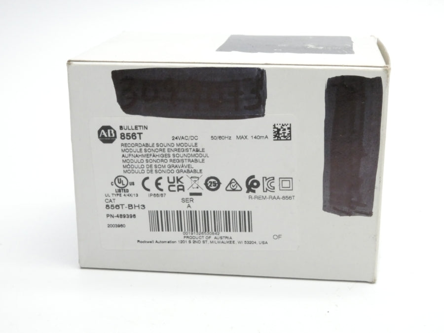 ALLEN BRADLEY 856T-BH3 SER. A 24V (WH) NSMP