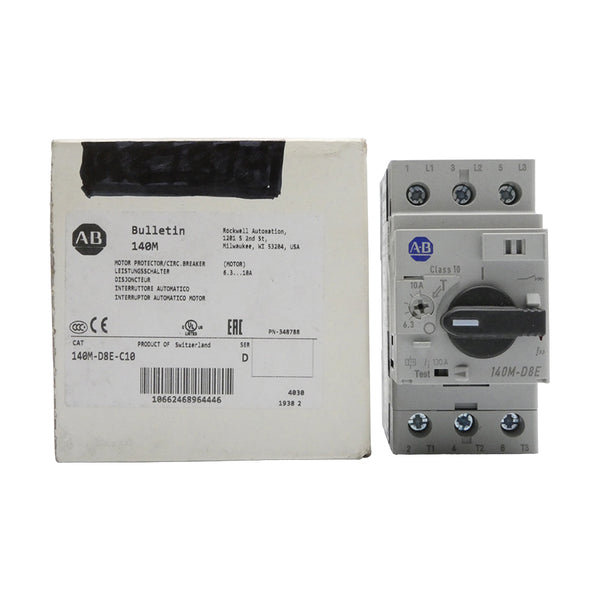 INDUSTRIAL SPARE PART 140M-D8E-C10 SER. D 690V 6.3-10A (WH) NSMP