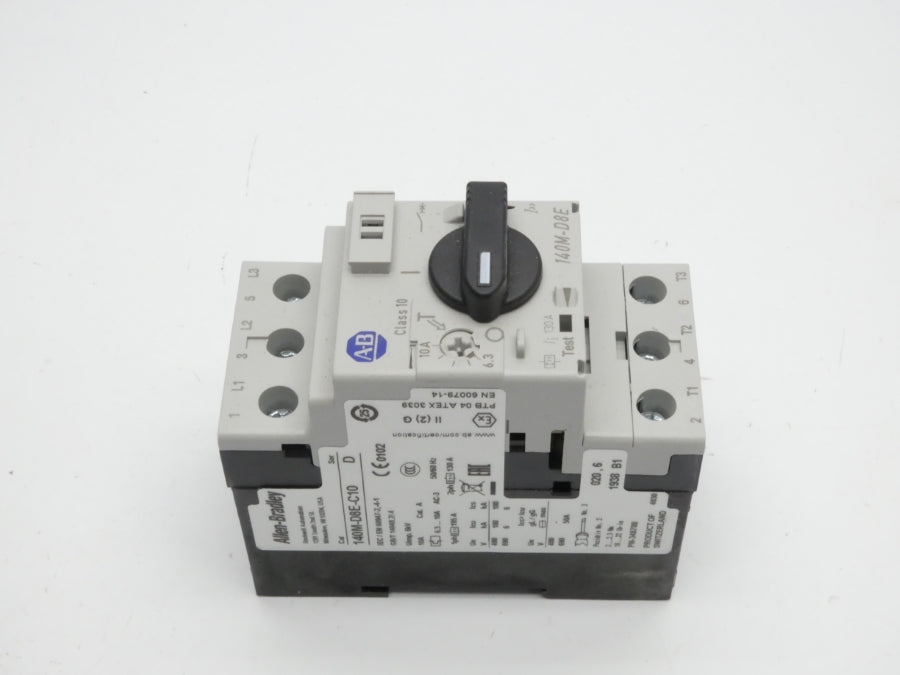 ALLEN BRADLEY 140M-D8E-C10 SER. D 690V 6.3-10A (WH) NSMP
