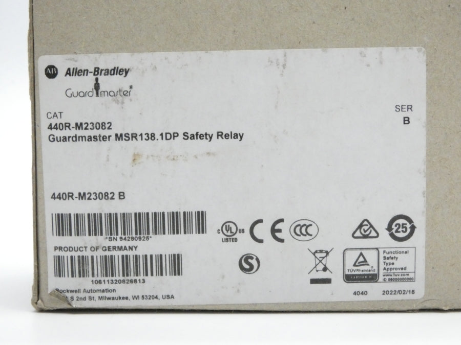 ALLEN BRADLEY 440R-M23082 SER. B 115VAC 6A (AS PICTURED) NSMP