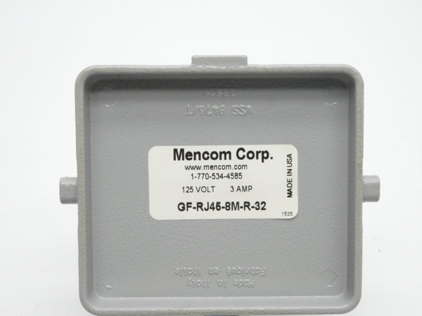MENCOM GF-RJ45-8M-R-32 125V 3A NSNP