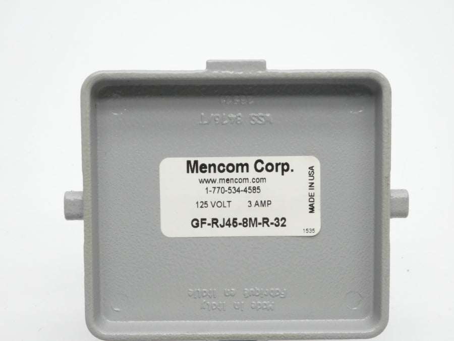 MENCOM GF-RJ45-8M-R-32 125V 3A NSNP