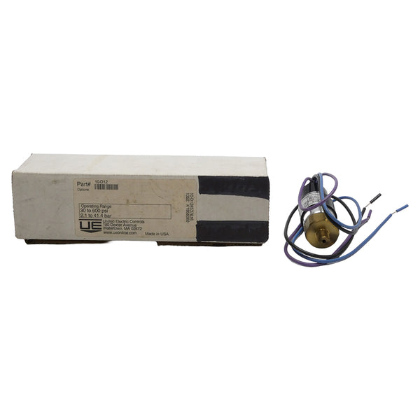 UNITED ELECTRIC 10-D12 250VAC 5A 30-600PSI NSMP