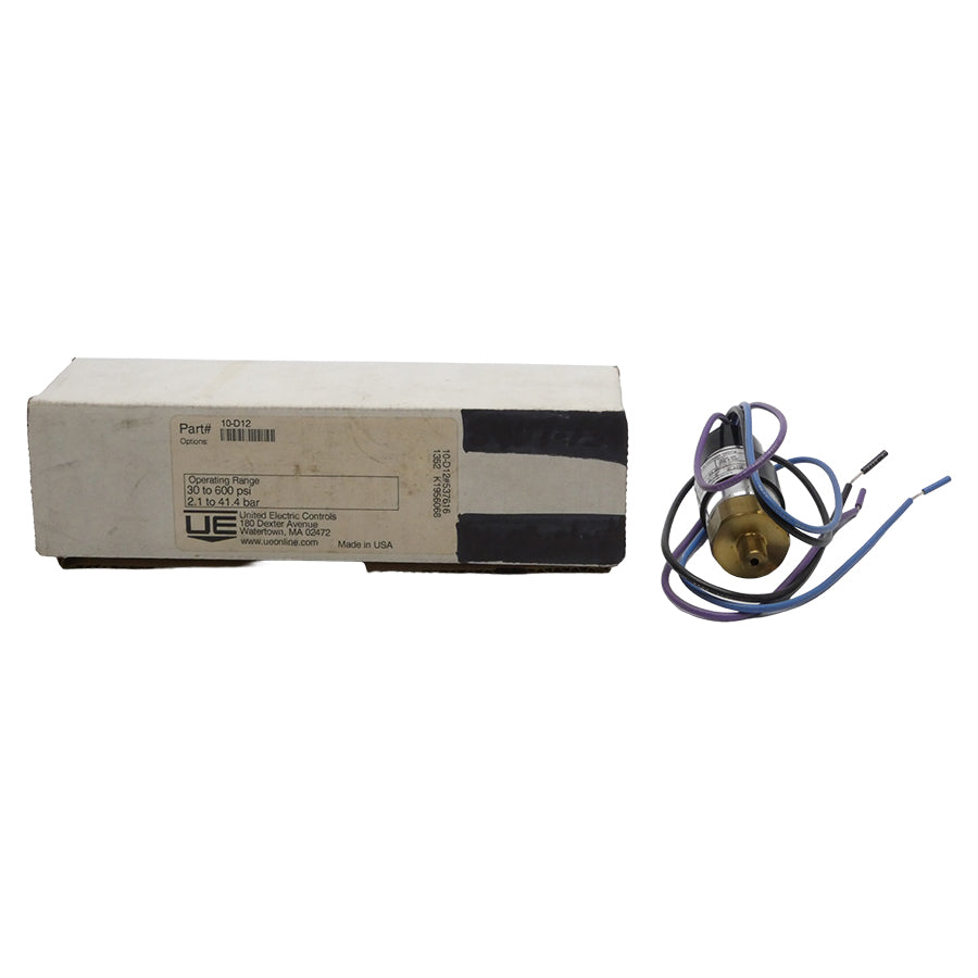 UNITED ELECTRIC 10-D12 250VAC 5A 30-600PSI NSMP