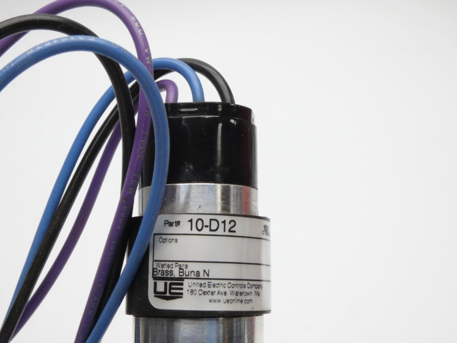 UNITED ELECTRIC 10-D12 250VAC 5A 30-600PSI NSMP