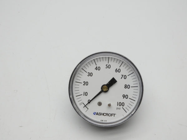 ASHCROFT 25W1005PH02BXZG100# 33HR23 0-100PSI NSMP